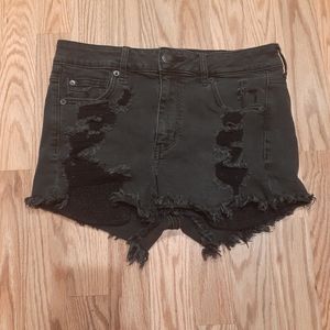 American Eagle Hi-rise Shortie Shorts